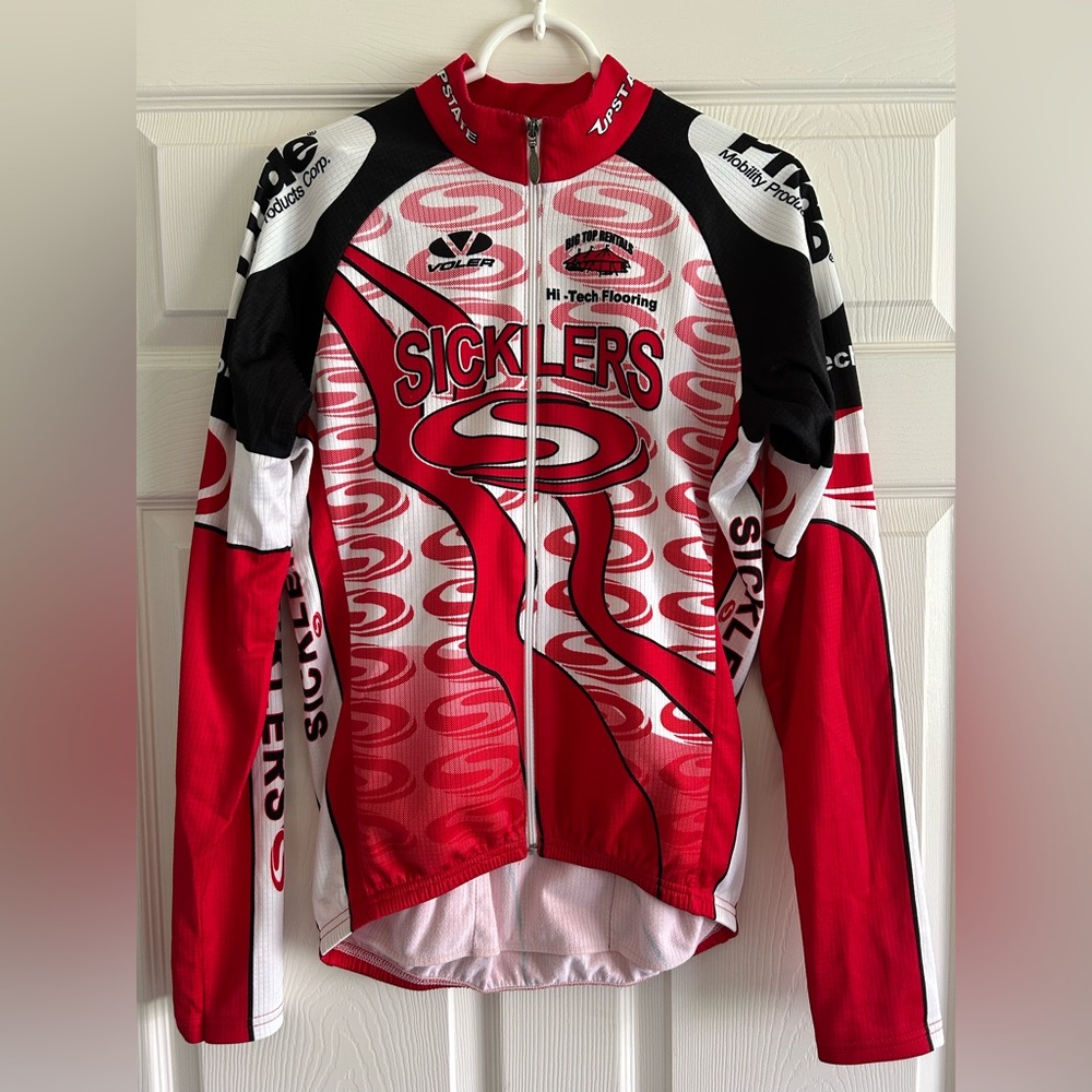 Long Sleeve Cycling Jersey, size Medium